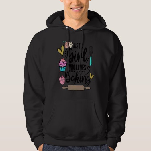 Vrouwen die baker Hobby-bakken Hoodie (Voorkant)