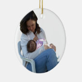 Vrouwen die borstvoeding geven keramisch ornament (Rechts)