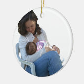 Vrouwen die borstvoeding geven keramisch ornament (Links)