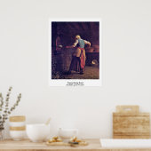 Vrouwen die brood bakken van de gierst (ii) Jean-F Poster (Keuken)