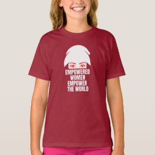 Vrouwen Die de Wereld Empoweren Nationale Vrouwend T-shirt