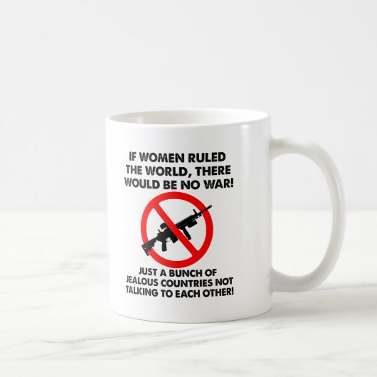 Vrouwen die de Wereld Regeren Grappige Mok (Rechts)