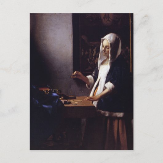 Vrouwen die een balans houden briefkaart (Voorkant)