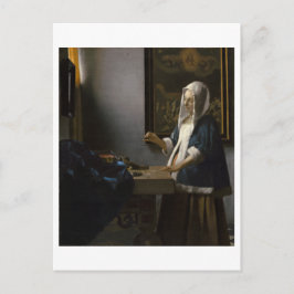 Vrouwen die een balans houden door Johannes Vermee Briefkaart
