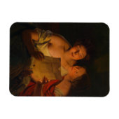 Vrouwen die een liefdesbrief lezen (door Waldmülle Magneet (Horizontaal)