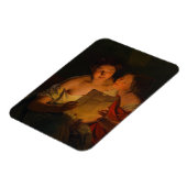 Vrouwen die een liefdesbrief lezen (door Waldmülle Magneet (Linkerzijde)