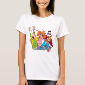 Vrouwen die feesten t-shirt (Voorkant)