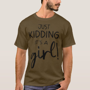 Vrouwen die het gewoon uitvinden is een meisje gra t-shirt