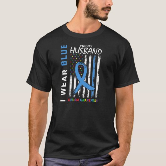 Vrouwen die ik blauw Draag heb voor mijn autisme T-shirt (Voorkant)