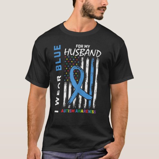 Vrouwen die ik blauw Draag heb voor mijn autisme T-shirt (Voorkant)