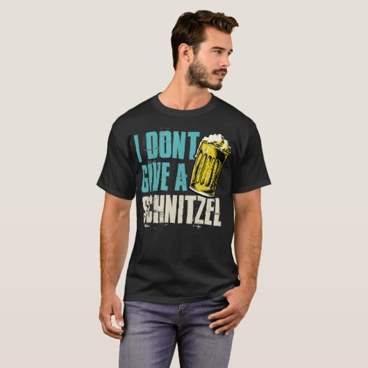 Vrouwen die ik geen Schnitzel grappige Duitse trot T-shirt (Voorkant volledig)