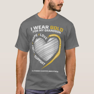 Vrouwen die ik goud heb Draag voor mijn kleinzoon T-shirt