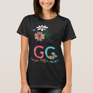 Vrouwen die ik graag Gg Sunflower Moeder D noem T-shirt