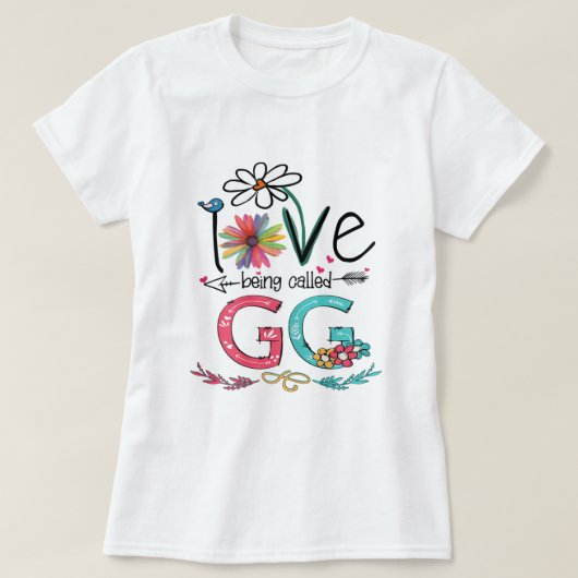 Vrouwen die ik graag Gg Sunflower Mothers Da noem T-shirt (Design voorkant)