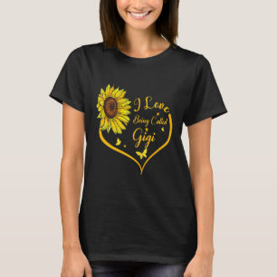 Vrouwen die ik graag Gigi Sunflower Heart noem  T-shirt