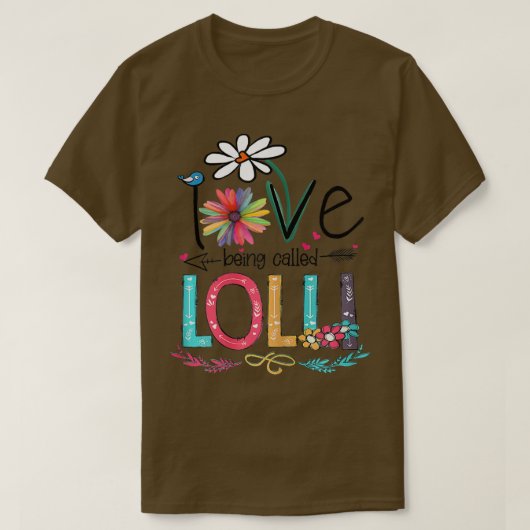 Vrouwen die ik graag Lolli-zonnebloemoeders noem T-shirt (Design voorkant)