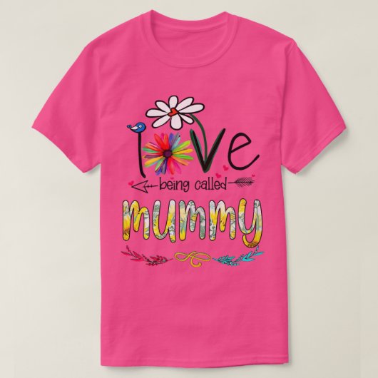 Vrouwen die ik graag mummy Sunflower Mothers noem T-shirt (Design voorkant)