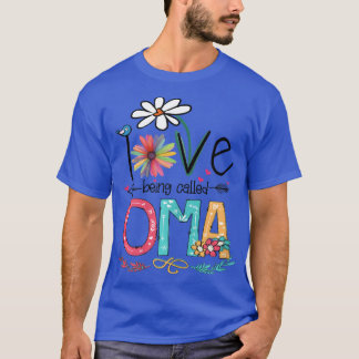 Vrouwen die ik graag oma Sunflower Mothers D noem T-shirt