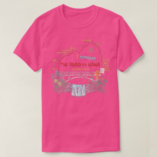 Vrouwen die ik heb overleefd op Hana Maui Island H T-shirt (Design voorkant)