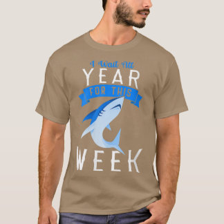 Vrouwen die ik het hele jaar wacht op deze week gr t-shirt