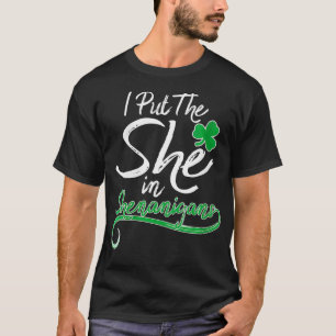 Vrouwen die ik in Shenanigans in de St. Patricks D T-shirt