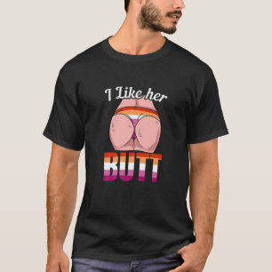 Vrouwen die ik leuk vind haar maar lesbiennes lesb t-shirt
