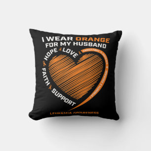 Vrouwen die ik Oranje Draag heb voor mijn man leuk Kussen