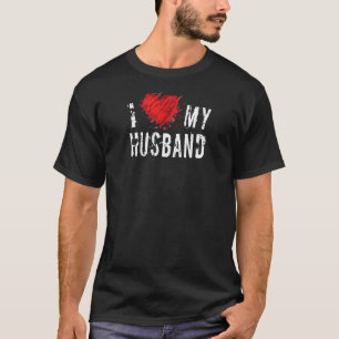 Vrouwen die ik van mijn echtgenoot hou, zijn hecht t-shirt