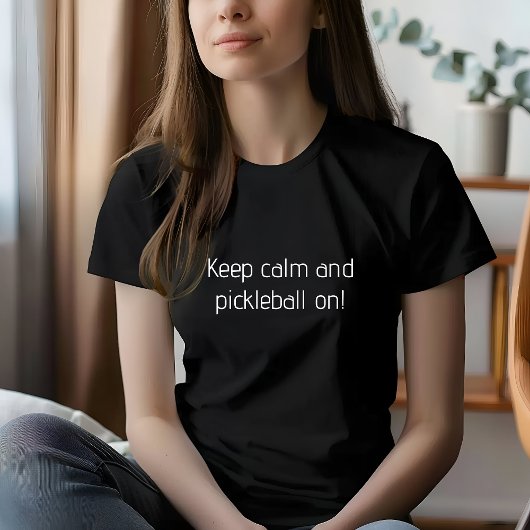 Vrouwen die leven door Pickleball T-Shirt