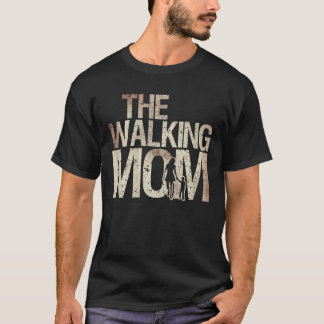 Vrouwen die mama Zombie Woman en Kind moeder D lop T-shirt