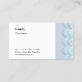 Vrouwen die microdermabrasie huidbehandeling krijg visitekaartje (Achterkant)