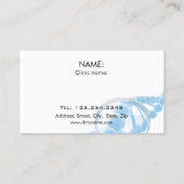 Vrouwen die micronedele huidbehandeling krijgen visitekaartje (Achterkant)