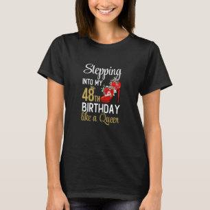 Vrouwen die mijn 48ste verjaardag binnenvallen als t-shirt