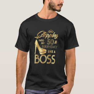 Vrouwen die mijn 50ste verjaardag binnenvallen als t-shirt