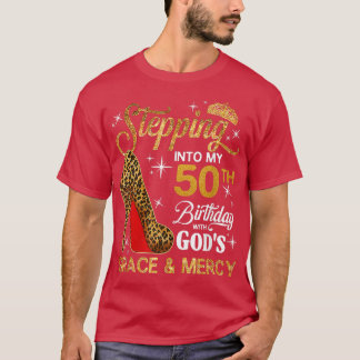 Vrouwen die mijn 50ste verjaardag binnenvallen met t-shirt