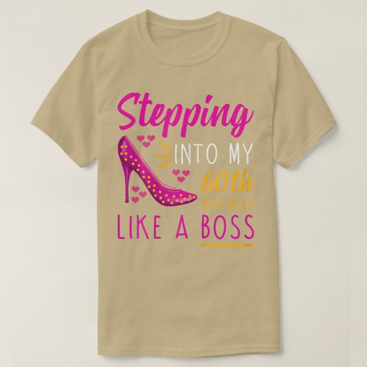 Vrouwen die mijn 60ste verjaardag binnenvallen als t-shirt (Design voorkant)
