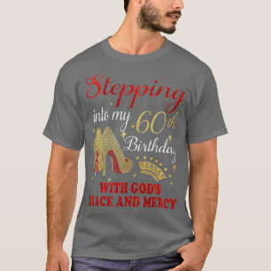 Vrouwen die mijn 60ste verjaardag binnenvallen met t-shirt