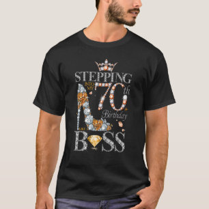 Vrouwen die mijn 70ste verjaardag binnenvallen als t-shirt