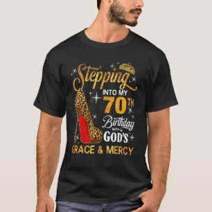 Vrouwen die mijn 70ste verjaardag binnenvallen met t-shirt