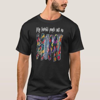 Vrouwen die mijn favoriete mensen begrijpen noemen t-shirt