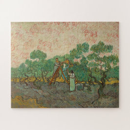 Vrouwen die Olijven schoppen, Van Gogh Legpuzzel