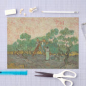 Vrouwen die Olijven schoppen, Van Gogh Tissuepapier (Craft)