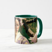 Vrouwen die onder Cherry Trees lopen op zonnige da Mok (Voorkant rechts)