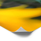 Vrouwen die op zonnebloemveld staan poster (Hoek)