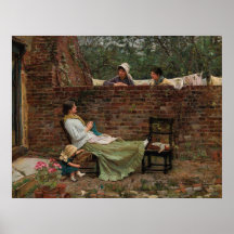 Vrouwen die over de tuinmuur kletsen (roddel)