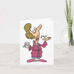 Vrouwen die pillen nemen kaart