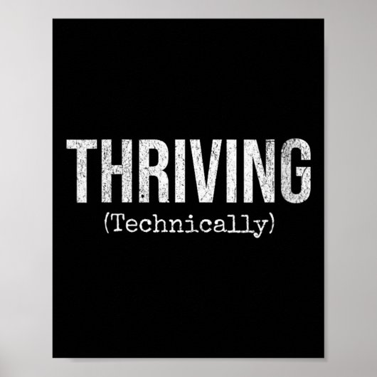 Vrouwen die technisch gedijen met grappige sarcast poster (Voorkant)