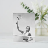 Vrouwen die Tennis spelen 2 Briefkaart (Staand voorkant)