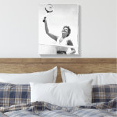 Vrouwen die Tennis spelen 2 Canvas Afdruk (Insitu (Slaapkamer))