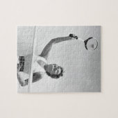 Vrouwen die Tennis spelen 2 Legpuzzel (Horizontaal)